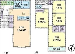 美築中古戸建　市川市稲荷木3丁目　中古戸建