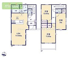 小学校3分　洋室7帖　ZEH水準仕様　宮久保1　1号棟