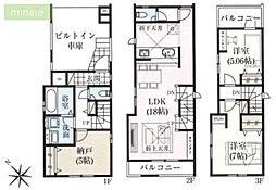 小学校8分　カウンター付き　ZEH水準仕様　本行徳　8号棟