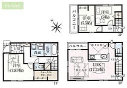 小学校8分　WIクローゼット付き　ZEH水準仕様　本行徳　9号棟