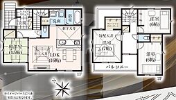 水廻り集中型　WIクローゼット付き　高根台　限定1区画