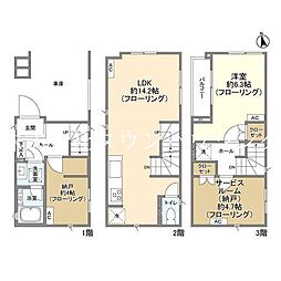 大田区仲六郷１丁目の一戸建て