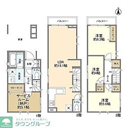 川崎市多摩区宿河原７丁目の一戸建て