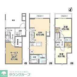 横浜市神奈川区白幡南町の一戸建て