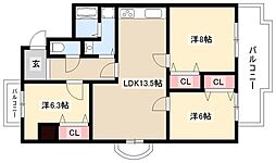 グリーンコーポ東一社　A棟