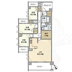 プラウド昭和楽園町テラス　30号室定借2028年09月まで