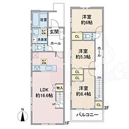 社が丘貸家 1号棟