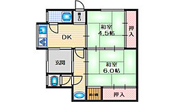 大冠町1丁目貸家