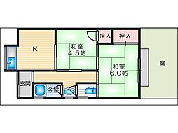 門川貸家　2戸1平家 北側