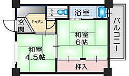 ビレッジハウス服部6号棟 205