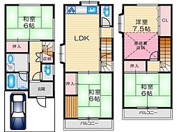 芝生町1丁目貸家