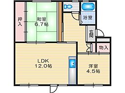 富田第二住宅71棟 404