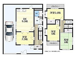 大冠町3丁目貸家