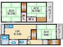 茨木市豊川4丁目貸家 1