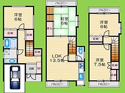 高槻市川西町1丁目住宅