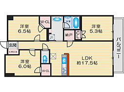 ライオンズ茨木ニューシティB街区 308