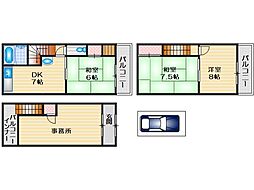 別所中の町貸家(一部事務所)