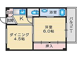 ビレッジハウス萩庄4号棟 105