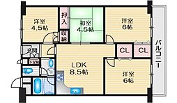 南茨木駅前ハイタウンA棟 405