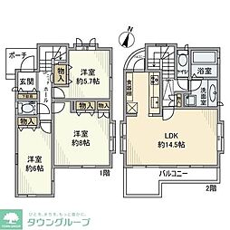 世田谷区上用賀6丁目の一戸建て