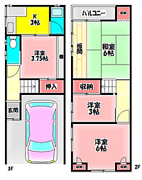 守口市佐太中町６丁目の一戸建て