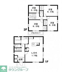 流山市膝丸戸建貸家 D棟 D
