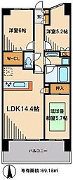 ロータリーパレスくぬぎ山 1503