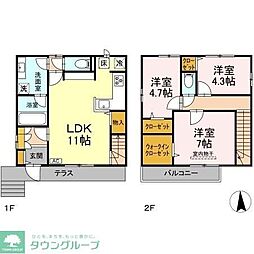 根木内戸建賃貸　A 101