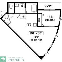 ミラドール天王台 201