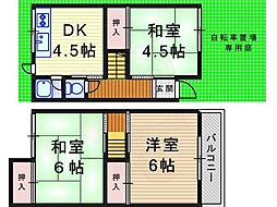 塚口町3丁目賃貸テラスハウス