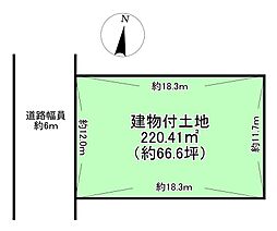 生駒市鹿ノ台西３丁目の土地