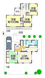 奈良市北登美ヶ丘３丁目の一戸建て
