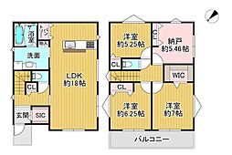 北葛城郡広陵町みささぎ台の一戸建て