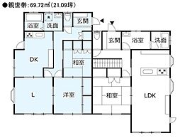 小田原市扇町２世帯住宅　分離型
