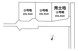 売土地 みらい中野開作B分譲地1期（3区画）