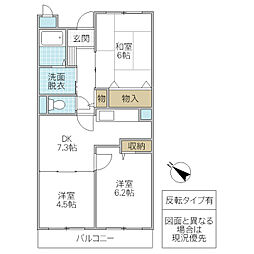 ニューポート磯原 204号室
