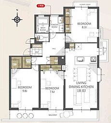 コンフォール学園緑が丘第1・9号棟