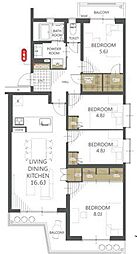 中落合第一住宅463号棟