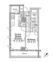 ワンルーフフラット月島