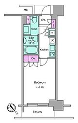 レジディア月島2 706