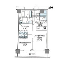 コンフォリア新宿イーストサイドタワー 811