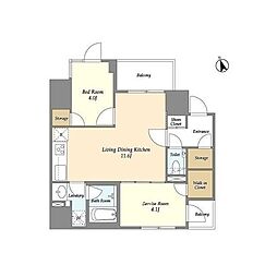 KDXレジデンス八丁堀 1301