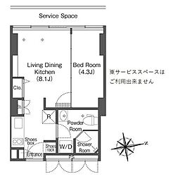 フロンティアレジデンスザタワー品川 1006