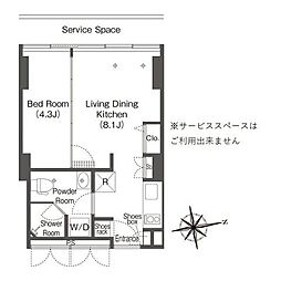 フロンティアレジデンスザタワー品川 1304