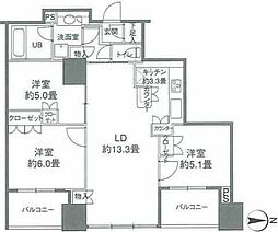 カスタリアタワー品川シーサイド 1006