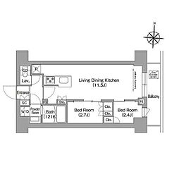 コンフォリア・リヴ南品川 603