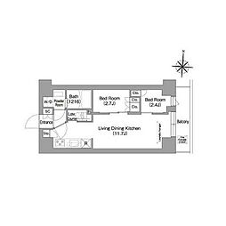 コンフォリア・リヴ南品川 602