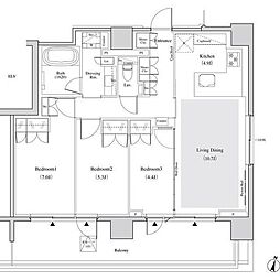 ザ・パークハビオ代々木 802