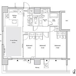 ザ・パークハビオ代々木 801