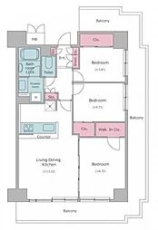 レジディア芝浦 1211